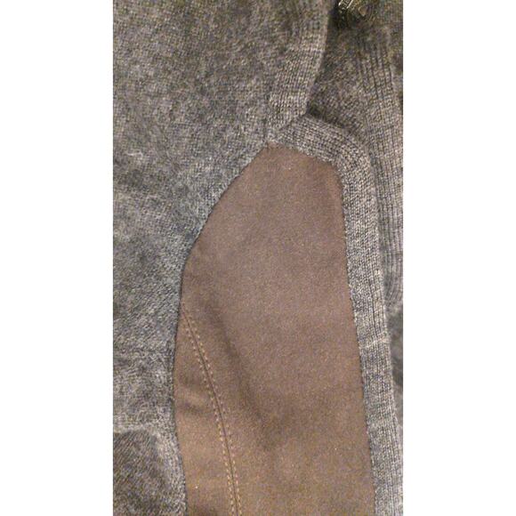 Brooks Brothers 346 Women's One Button Sweater w/Pockets Grey, Elbow Pads Wool - Picture 8 of 8